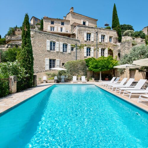 french bastide with pool